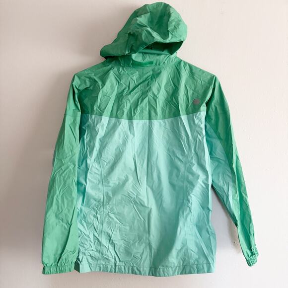 Marmot Kid Sz L (10-12) Green Windbreaker Waterproof Hooded Jacket Lightweight - Picture 2 of 16